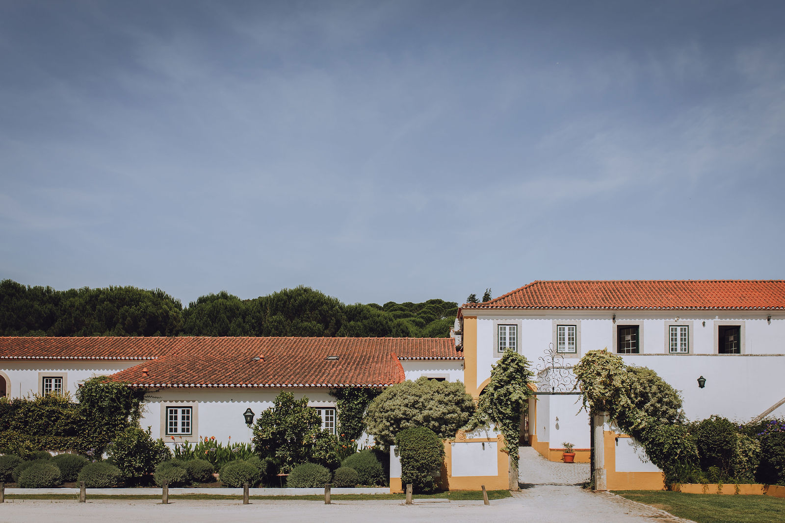 La façade de la Quinta dos Machados, photographiée par WED Stories